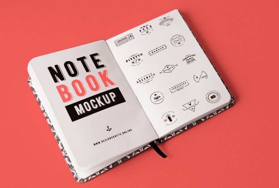 7 Best Free Realistic Notebook Mockups